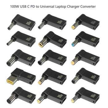 100W USB Tyyppi C-Nopea Lataus-Sovitin Plug Liitin Universal USB-C Kannettavan Laturi Converter for Dell Fujitsu Hp Lenovo Msi