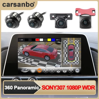 1080P Sony 307 WDR Universal 360 Panoraama Kamera lintuperspektiivistä Järjestelmä 2-24 Tunnin Pysäköinti Seurata Valinnainen 145 Auton Mallit