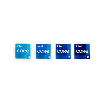 1kpl Intel i3 i5 i7 i9 11 Core Duo, Pentium Metallinen Tietokoneen Tapauksessa Virkamerkki Tarra