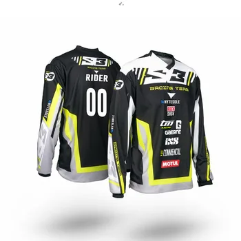 2022 motocross joukkue mies downhill jersey mtb jersey enduro BMX Urheiluvaatteet pyöräily paidat moottoripyörä vaatteet
