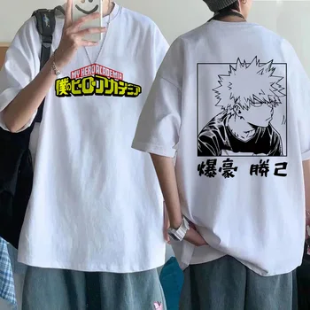 2023 My Hero Academia T-Paita Miesten Manga Anime Boku No Hero Academia T-paita 90-luvun Unisex t-Paita Hip Hop-T-paita Mies