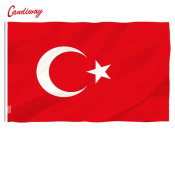 3X5 metriä TURKIN LIPPU LIPUT TURKIN 90x150cm Roikkuu lippu Turkki Kodin Sisustus maan lipun NN097