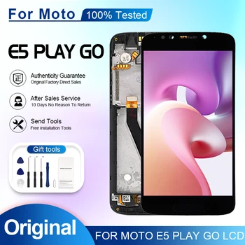 5,2 Tuuman XT1920 Näyttö Motorola Moto E5 Pelata Go lcd-Kosketusnäyttö Glass-Näyttö Digitizer Kokoaminen Runko Ilmainen Toimitus