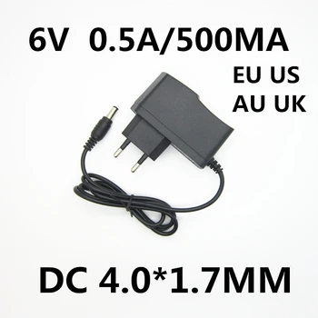6V 0,5 A 500MA AC DC Virta-Adapteri Laturi OMRON verenpainemittari HEM-741 HEM-7121 HEM-7130 HEM-712 HEM-7122
