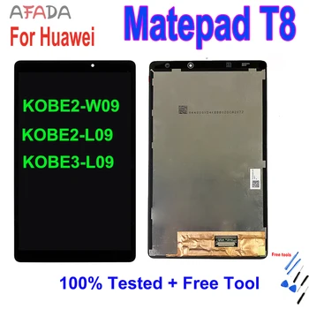 8 Tuuman Lcd-näyttö Huawei MediaPad T8 C3 8.0 KOBE2-W09 KOBE2-L09 KOBE3-L09 LCD-Näyttö Kosketusnäyttö Digitizer Kokoonpano