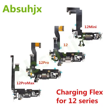 Absuhjx 1kpl USB-Laturi Dock-telakka Port-Liitäntään Latauksen Flex-Kaapeli iPhone 11 12 Pro 12Pro Max 13 Mini 14 Plus Vaihto-Osa