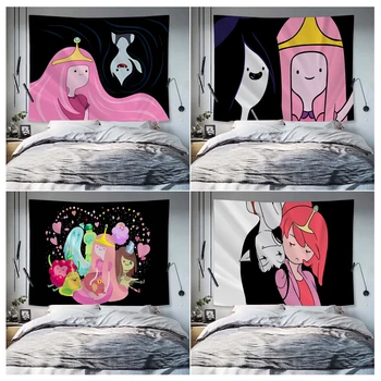 Adventure Time Princess Purukumia Tapetti Taidetta Painatus Seinävaate Sisustus Kodin Seinä Roikkuu Levyt