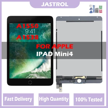 Alkuperäinen LCD-näyttö iPad Mini 4 A1538 A1550 LCD-Näyttö Kosketusnäyttö Digitizer Kokoaminen Vaihto-Osat, iPad Mini 4, LCD
