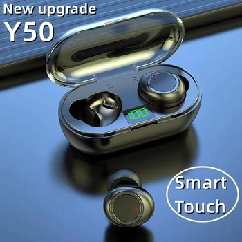 Alkuperäinen Y50 PRO Kuuloke bluetooth TWS Bluetooth-Kuulokkeet Urheilu-Bluetooth-Kuuloke-Pelaamista Kuulokkeet Mikrofoni Langattomat Nappikuulokkeet
