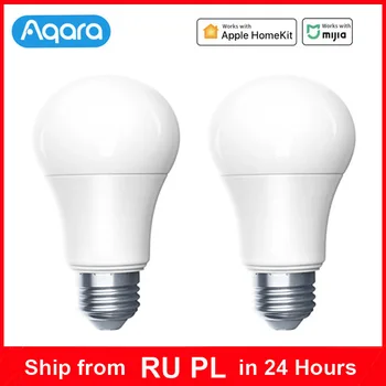 Aqara Smart LED-Lamppu Zigbee 9W E27 2700-6500K 806lm Himmennys Viritettävä Valkoinen Lamppu App Ohjaus Mi Koti HomeKit