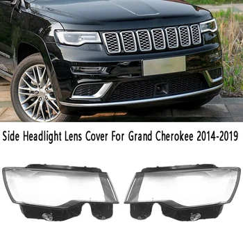Auton Ajovalojen Linssin Suojus Läpinäkyvä Pää Valo Valaisin Kuori Jeep Grand Cherokee 2014-2019