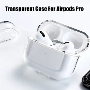 Avoin Kuuloke Tapauksessa Apple AirPods 3 Pro Tapauksessa Silikoni Läpinäkyvä Suojus Airpods 1 2 Tarvikkeet PC Box