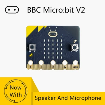 BBC Micro:Bit V2 päivittää Prosessori, Kapasitiivinen Kosketusnäyttö Anturi Laivalla Kaiutin Mikrofoni 5.0,EDU VÄHÄN, robotti,Näyttö,Expansion board