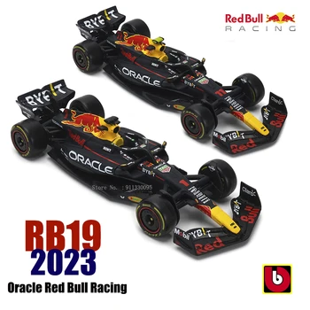 Bburago 1:43 F1-Mestari Red Bull Racing TAG Heuer RB19 2023 #1 Verstappen #11 Perez Alloy Die Cast Auto Malli Lelu Collectible