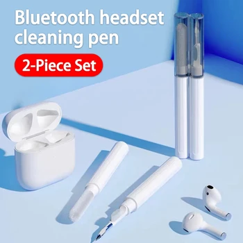 Bluetooth-Kuuloke Cleaner Kit Airpods Pro 3-2 Nappikuulokkeet Tapauksessa Puhdistus Työkalu Brush Pen Samsung Xiaomi Huawei Lenovo Kuulokkeet