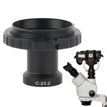 C-mount Metalli Mikroskoopin Sovitin ja Canon EOS Nikon SLR/DSLR Kamerat T-Rengas Stereo Mikroskooppi CCD-Sovitin