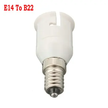 E14, Jotta B22-Lamppu Lamppu Pistorasiaan Base-Haltijalle Converter 110v 220V Valo-Sovitin Muuntaminen Tulenkestävä Kotiin Huoneen Valaistus Spot Light