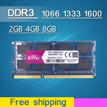 Edistäminen DDR3 4 GT 8 GT 2 GT 1066 1333 1600 1066mhz 1333 mhz DDR3L 1600mhz Ram 4GB DDR3 SODIMM Sdram Muisti Memoria Kannettava Muistikirja