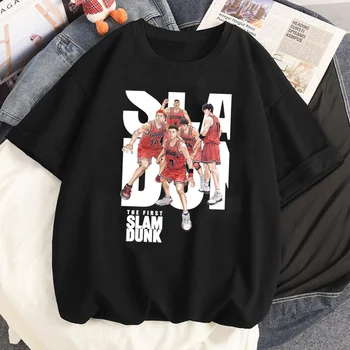 Ensimmäinen Slam Dunk T-paita naisten Japanin t-paidat naisten y2k-suunnittelija vaatteet
