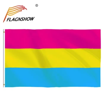 Ilmainen Toimitus Flagnshow Bandera Sateenkaari Lippuja Homo 90x150cm HLBT-Pan Panseksuaali Pride-Lippu