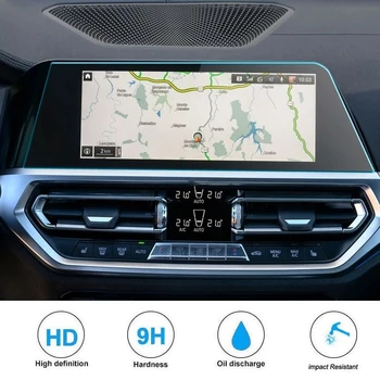 Karkaistu lasi-Screen protector Anti-scratch Elokuva BMW G20 G21-Sarja 3 2020 2021 Auton radio GPS navigointi Suojakalvo