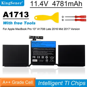 KingSener A1713 Kannettavan Akku Apple MacBook Pro 13
