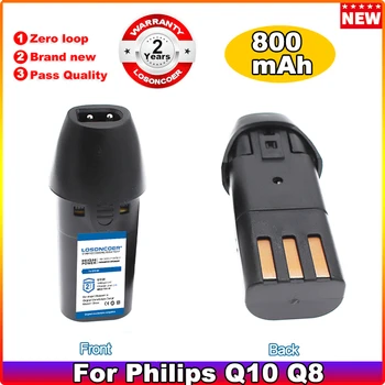 Korvaava Akku 800mAh Philips Q10S Q10 Q10+ X5 R8 Q8 XQ8 1128 5190 HC11K Hiukset Clipper BaoRun P2 P3 Korkean Kapasiteetin