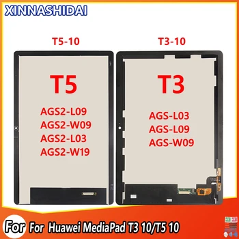 LCD-Näyttö Huawei MediaPad T3-T5-10 AGS-L03 AGS-L09 AGS-W09 AGS2-L09 AGS2-W09 AGS2-L03 Kosketusnäyttö Digitizer Kokoonpano