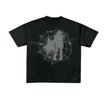 Miesten t-paita Hip hop Kesä Graafinen Tulostus Harajuku gothic Punk Löysä Miesten Casual-Lyhythihainen T-Paita, Topit y2k-emo vaatteita