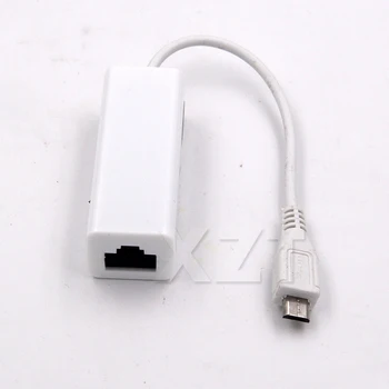 Mikro-USB 2.0-5 Pin Ethernet 10/100 M RJ45 Verkko Lan-kaapeli-Sovitin Mikro-usb lan-kortti-Liitin Tablet