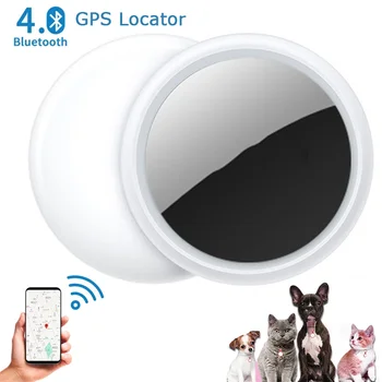 Mini GPS Tracker AirTag Lapset Pet Anti-menettänyt Smart Locator Bluetooth 4.0 Koira Kissa Seuranta Paikannus GPS-Laite Airtags