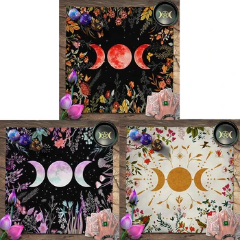 Muokattavissa Kuun Vaihe Alttarin Butaro Kortti Pöytäliina Käsittelyssä Artefakti Kortti Mat Ennustaminen, Noituus Taivaalliset Kukka Kotiin