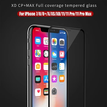 NILLKIN XD+ Lasi Näytön Suojus iPhone 11 Pro XR XS Max SE 8 Plus 3D Turvallisuutta Suojaava Karkaistu Lasi iPhone XS Lasi