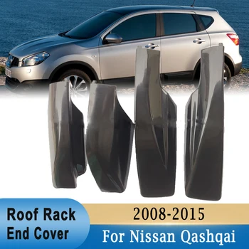 Nissan Qashqai 2008-2015 Kattoteline Kattaa Edessä Takana Katon Matkatavarat Bar Rail End Shell Plasitc Suojakansi Vaihto