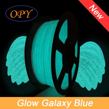 Opy-Glitter Matte Galaxy Hehkulanka 1.75 Mm 1Kg Musta 10M 100G Muovi Hehkuva Sininen Pilke 3D-Tulostin Pla Valoisa Vihreä Kiiltävä