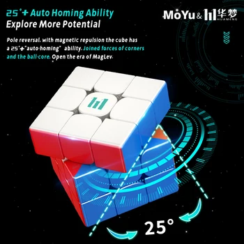 [Picube] MoYu HuaMeng YS3M maailmanennätys Suunnittelu 3x3x3 ytimen Magneettinen cube Professional Nopeus 3x3 kuutio cubing Palapeli Lelut
