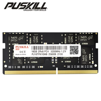 PUSKILL Memoria DDR4 16GB 32GB 4GB 8GB 2400MHz 2666MHz 3200MHz Sodimm Ram Kannettavan Muisti