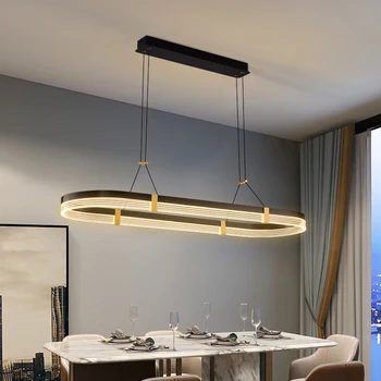 Ravintola lamppu luova persoonallisuus suunnittelija art bar ruokailutila valo moderni minimalistinen keittiö pitkä ruokapöytä kattokruunu