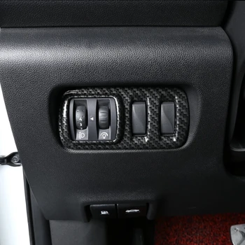 Renault Captur Clio 4 2014-2018 ABS carbonfiber Auton Ajovalojen Säätö-Kytkin vasen Control-Painiketta Kansi trim-tarvikkeet