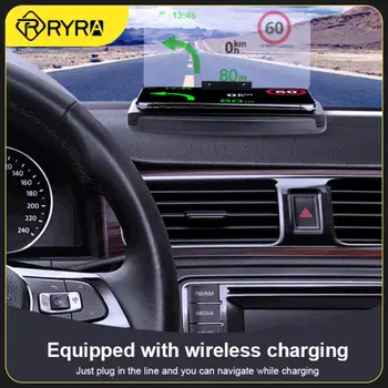 RYRA Universal Taitettava Auton GPS HUD Head Up Valikkoon Näyttö Puhelimen Haltijalle Seistä Projektorin Xiaomi Iphone Huawei
