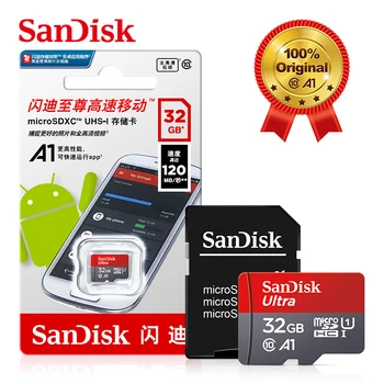 SanDisk muistikortti 32GB Mini SD Kortti 32GB tarjeta Micro SD 32GB TF A1 Ultra Class 10 Puhelin Tablet-Flash-Kortti