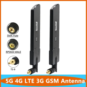 Signaali Parantaa 5G 4G LTE-3G GSM-Kumi Ankka Langaton Antenni 600~6000Mhz Omni Ulkoinen WiFi Antenni SMA Uros TS9