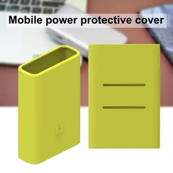 Suojus Tasainen Väri Silikoni Tapauksessa pölytiivis Drop-Todiste Hiha Xiaomi 10000mAh Power Bank Pocket Edition