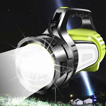 Super Kirkas Ladattava Valonheitin LED Taskulamppu Spotlight Ultra-pitkä Valmiusaika-Taskulamppu Camping Lantern Hurrikaani Hätä