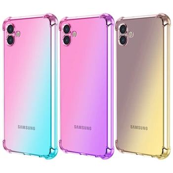 Tapauksessa Samsung Galaxy A04E A04 A14 A13 A12 A33 A53 A73 A03 Söpö Kaltevuus Tapauksessa Slim Anti Scratch Joustava TPU-Cover Suojakotelo