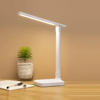 Taulukko Lamppu Silmien Suojaus Kosketa Himmennettävä LED-Valo, Opiskelija-Asuntola Makuuhuone Lukeminen USB-Ladattava Työpöytä Lamppu Erityinen Lahja