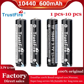 TrustFire 10440 350mAh Litium-Akku 3.7 V Ladattava Akku Sopii Taskulamppu Paristot (PCB)