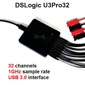 TZT 16-KANAVAINEN Logiikka Analysaattori 1GHz näytteenottotaajuus USB 3.0-Kaistanleveys Enintään 5Gbps DSLogic U3Pro16/32