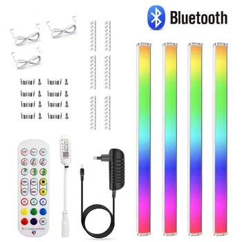 Ultra-ohut Bluetooth Smart-LED-Valot 30CM 5050 RGB-Kaappi Himmennettävä Lamppu APP Kaukosäädin Keittiö, Vaatekaappi Tilaa Auton Sisustus