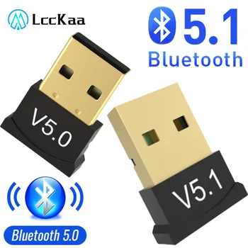 USB Bluetooth-Sovitin 5.1 Dongle Lähetin Bluetooth-5.0 5.1 PC Kannettava Langaton Kaiutin Ääni-Vastaanotin, USB-Lähetin
